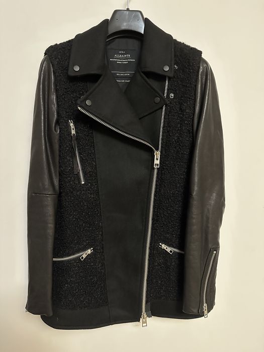 Allsaints geaca piele lana