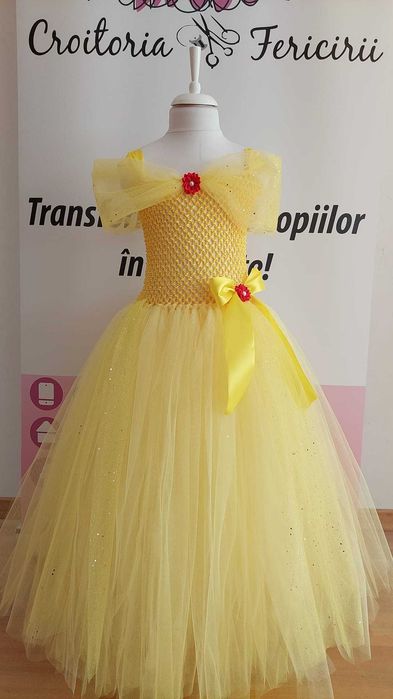 Rochita Cenusareasa Elsa Belle Sofia Rapunzel Alba ca Zapada Aurora