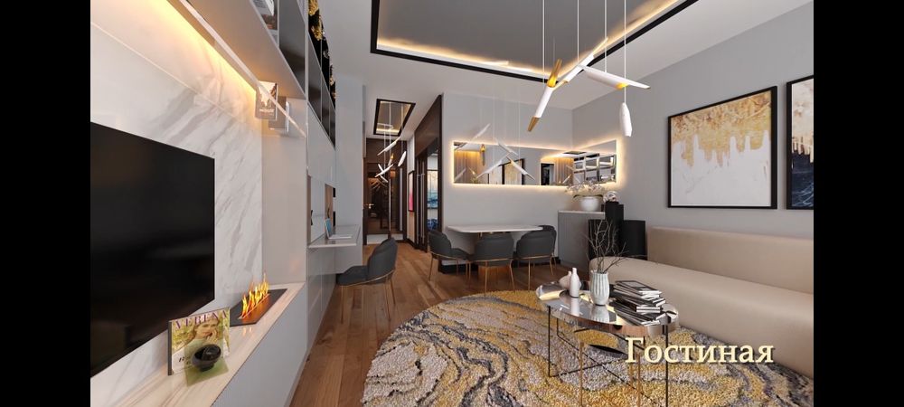 Nest One 21-й этаж с видом в Ташкент Сити парк Hilton Б блок