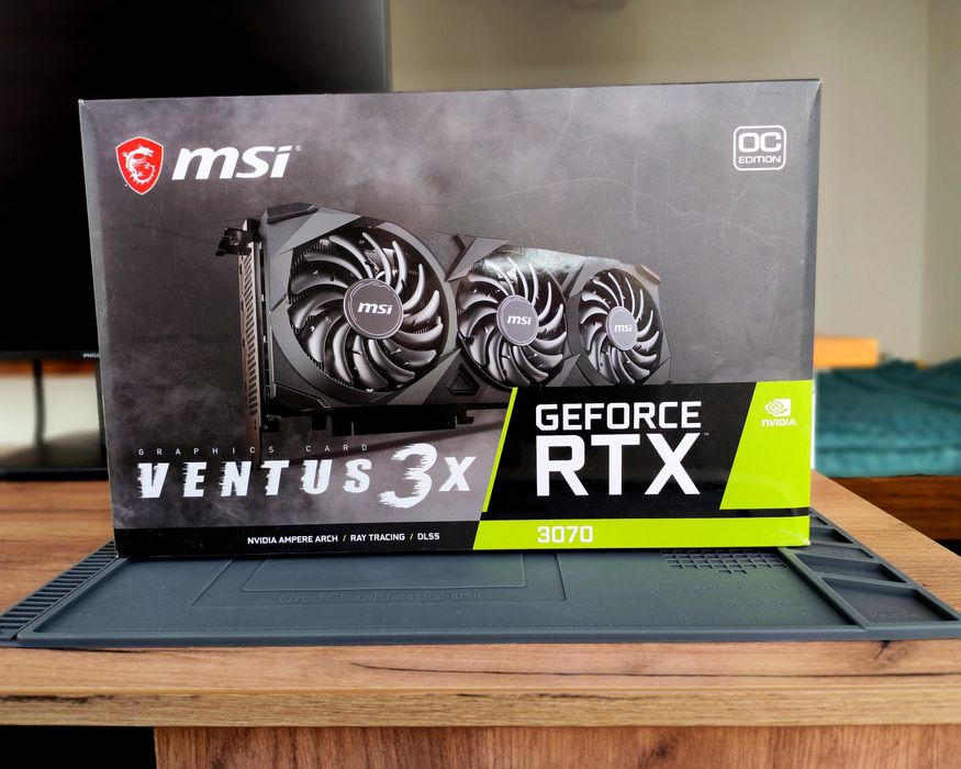 MSI GeForce RTX 3070 VENTUS 3X OC 8GB GDDR6 Graphics Card (V390-007R)