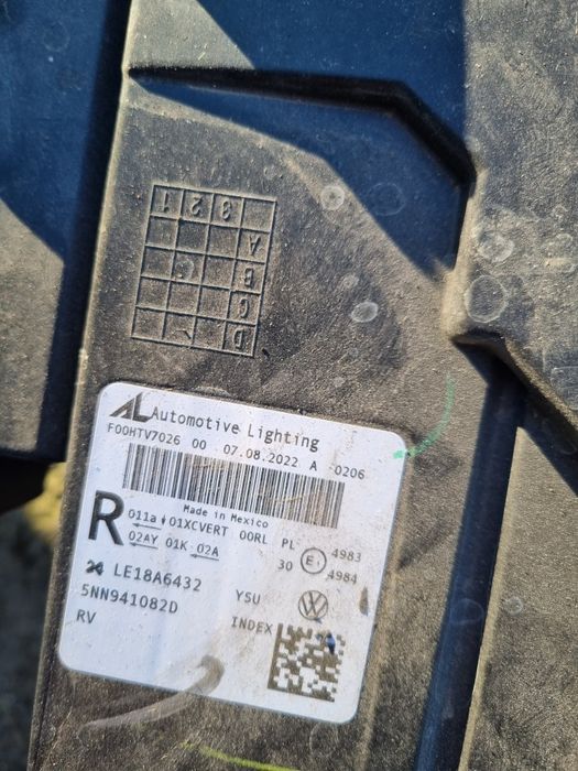 Far dr Vw Tiguan 2023