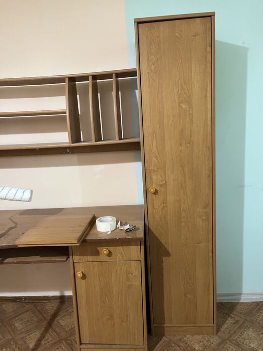 Продам шкафы+рабочий стол