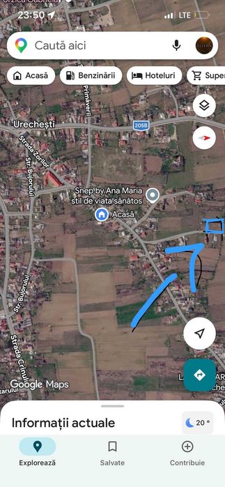 Teren intravilan 964 mp – Urechești, Vrancea – Str. Lalelelor