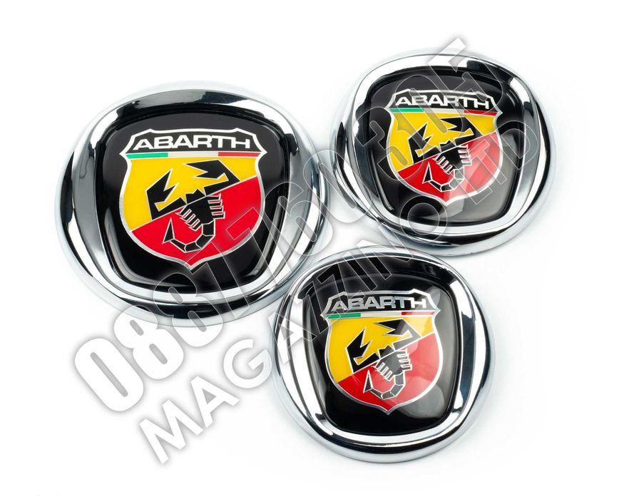 Емблема за Фиат Абарт 95 мм 100 мм 120 мм Fiat Abarth Скорпион