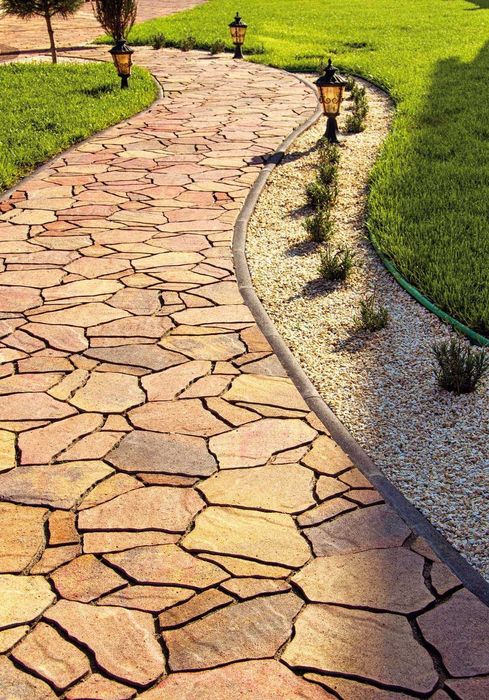 Плитняк для облицовки дорожек