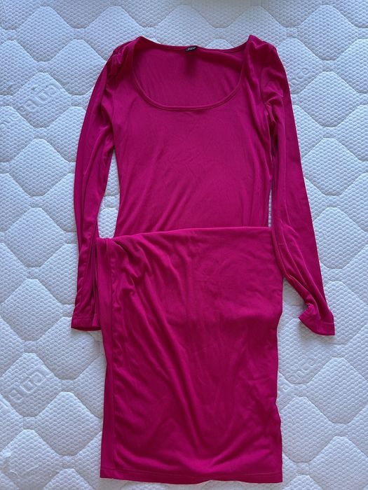 Дълга рокля рипс 2 цвята