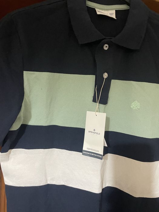 Tricou cu guler Springfield