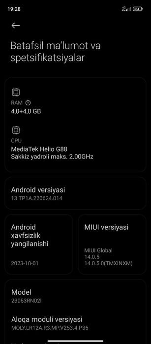 Redmi 12   karopka dakument bor