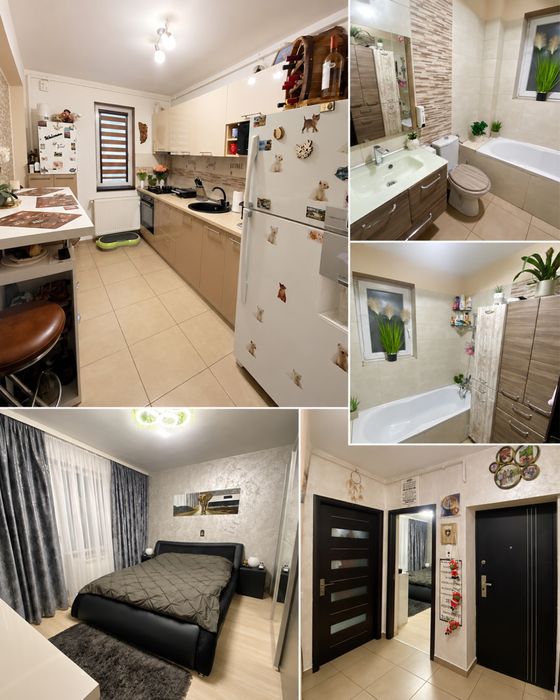 Apartamemt decomdat cu doau camere 57 m patrari utili