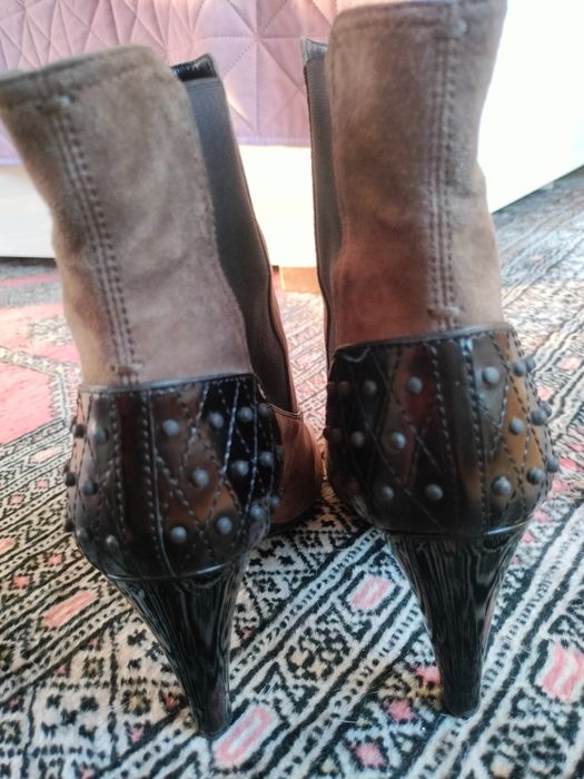 Боти TOD'S, 39 номер, цвят каки