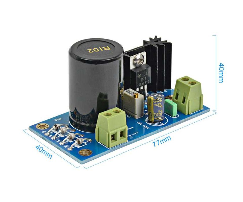 Стабилизирующая плата-преобразователь (стабилизированный блок питания)