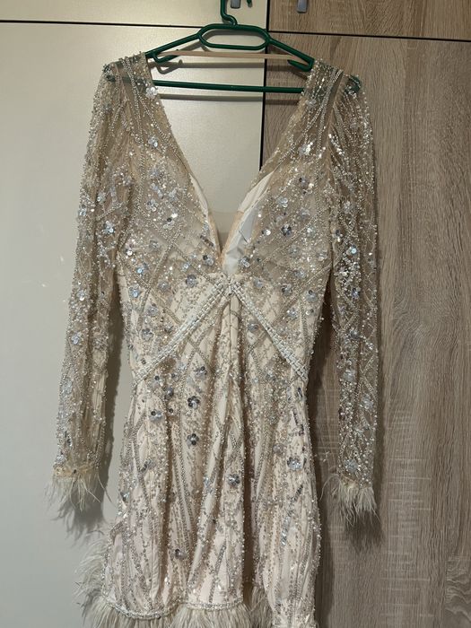 Рокля Alessa/Алесa + подарък чанта/клъч, ХS размер