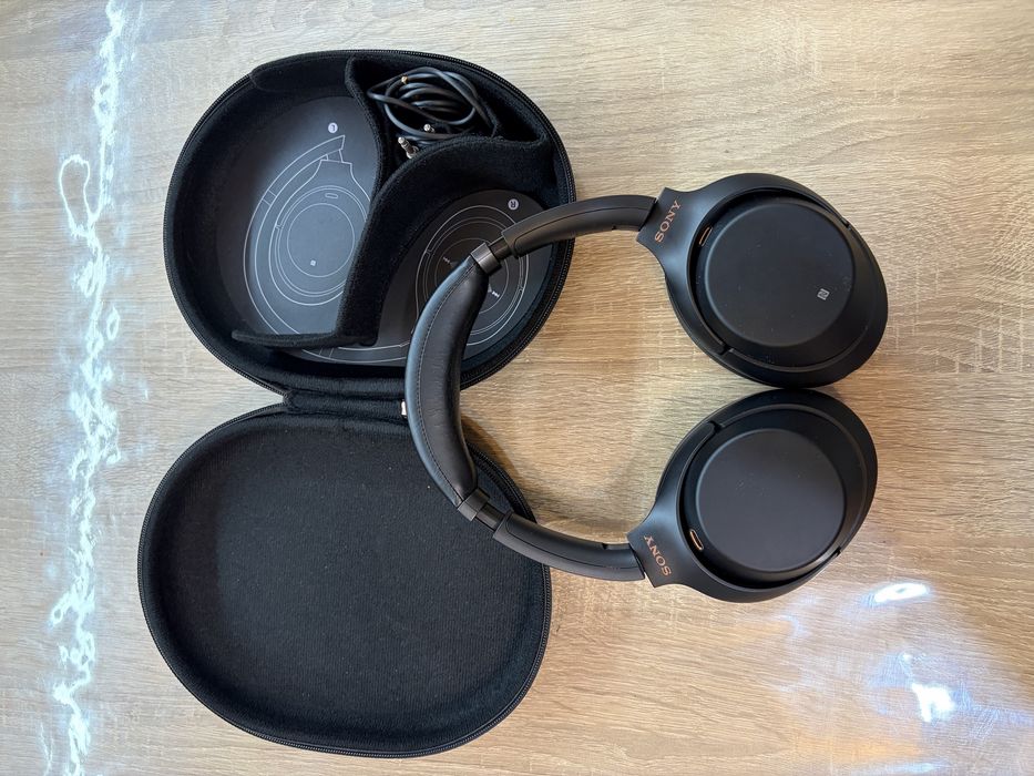 Sony WH-1000XM3 – căști wireless Noise Cancelling – stare foarte bună + husă
