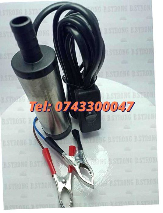 Pompa Electrica Submersibila Compatibile Cu Transfer 12V Motorina Si Apa Ulei Pentru Transfer Combustibil Si Motorina Pentru Transfer Orice Lichid Te