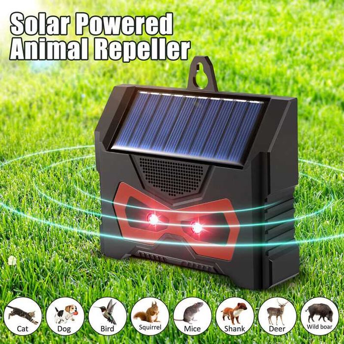 Ултразвуков, соларен, звуков репелент за контрол на вредители