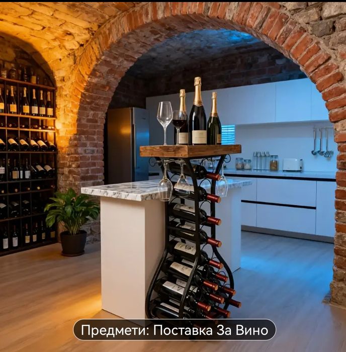 Стелаж за вино на 14 бутилки
