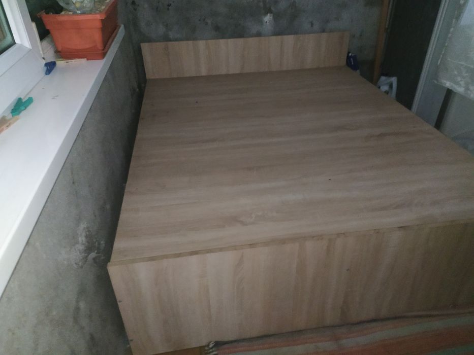 двухместный спальня мебель, 185см×155см.Мдф+дсп. 300 000сум.