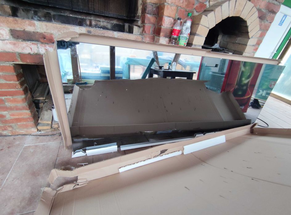 Usa dressing panou culisant cu oglinda separator mobila dulap