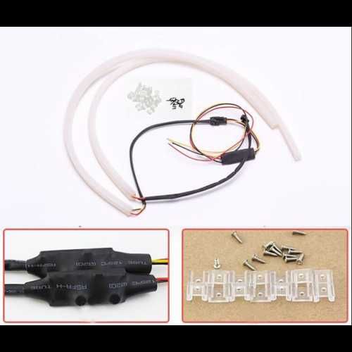 Силиконови LED ленти за фарове с функция бягащ мигач