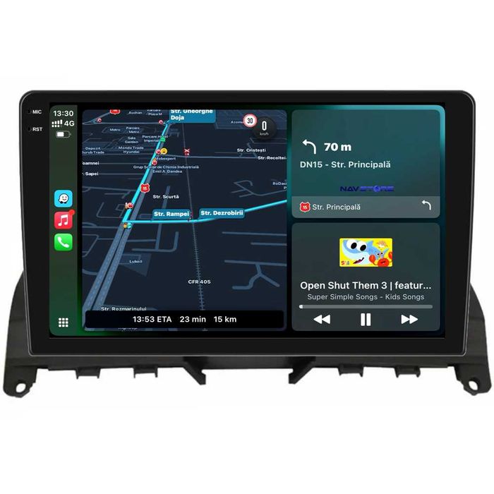 Navigatie Dedicata Mercedes C W204, 9Inch, Bluetooth, WiFi, Carplay