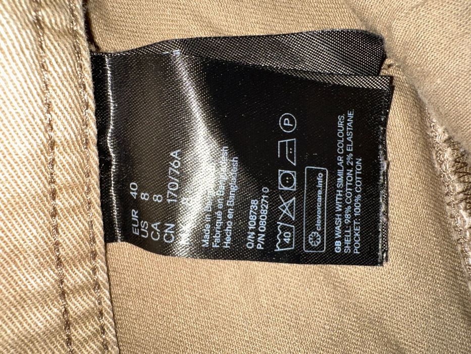 Pantaloni Cargo H&M Utility Bej / Khaki – Mărimea 40 (Dama)