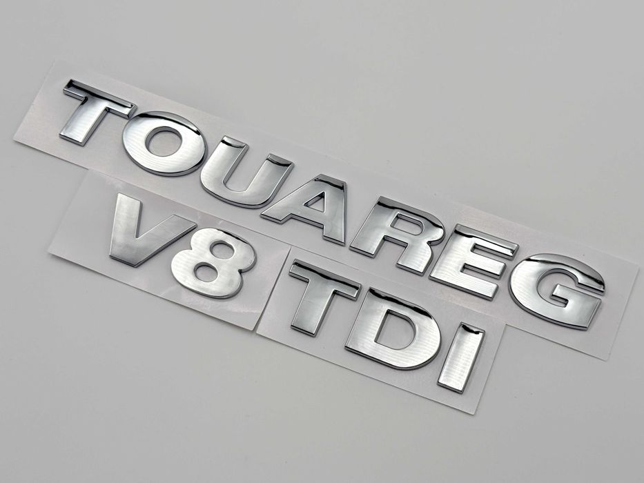 Set Embleme VW Touareg V8 TDI crom
