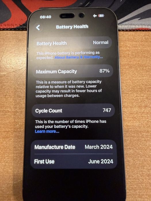 Iphone 15 pro titanium full box