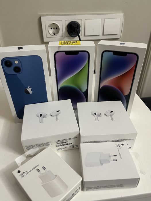 Каробки от айфон 13,14 и эйрподс