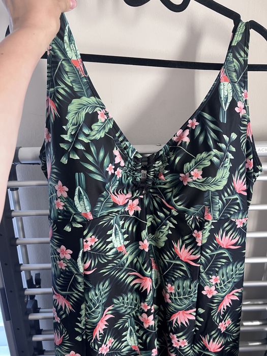 Costum de baie plus size 2x cu rochita