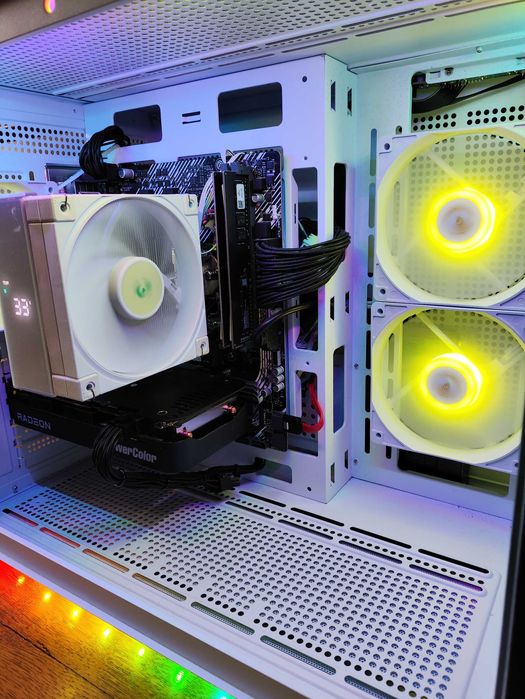 Gaming PC с AMD Ryzen 7 5700x/ 32GB DDR4/ RX 9060XT 16GB/ 1TB/ 600W/ Гаранция