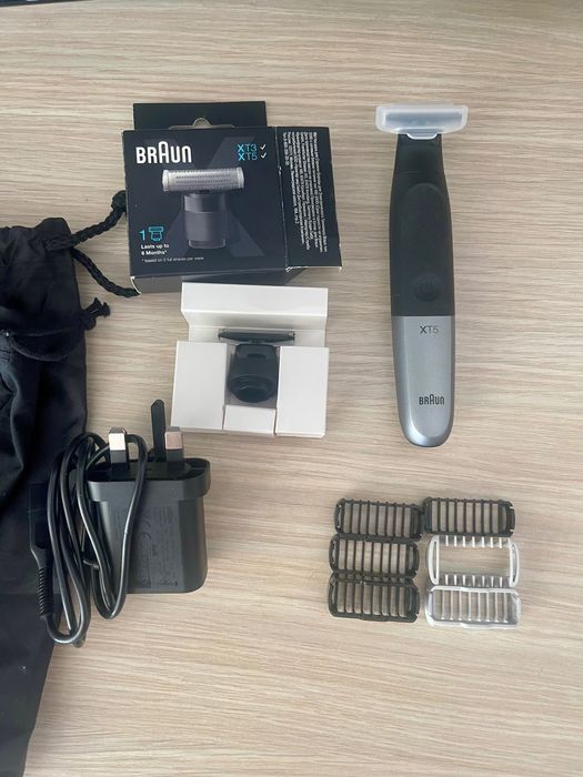 Aparat hibrid de barbierit si tuns barba BRAUN XT5 / Trimmer NOU