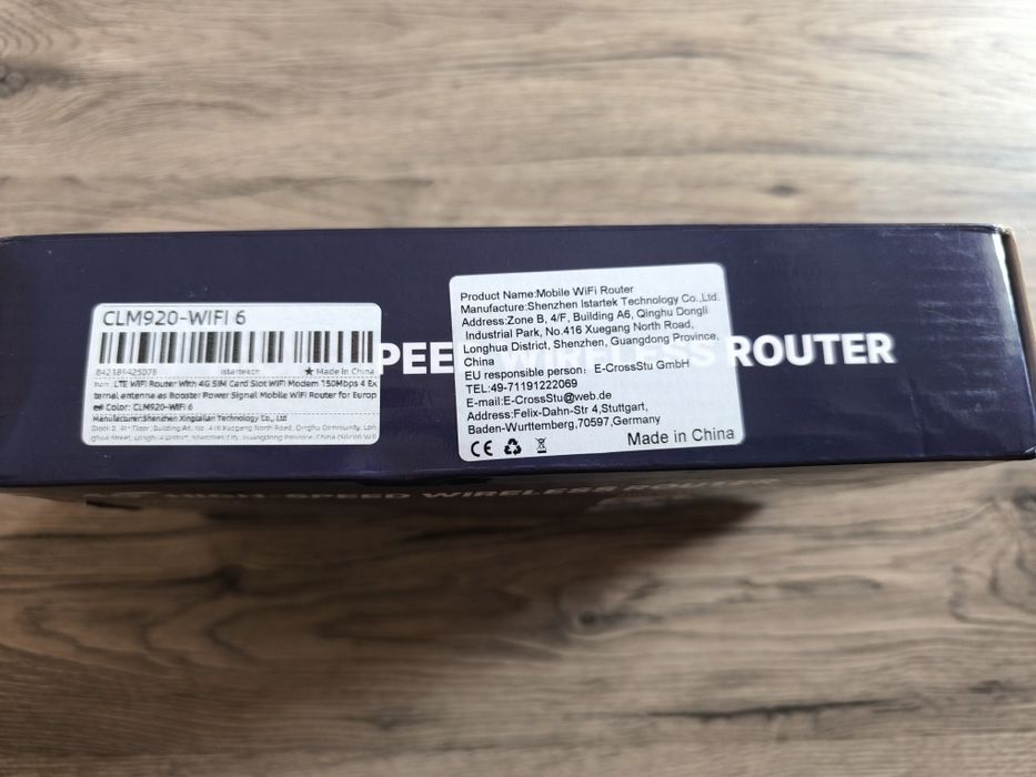 4G LTE SIM към WIFI / LAN рутер