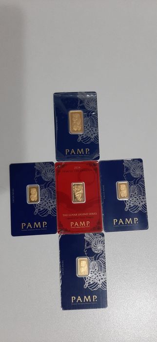 Vand Lingouri 1 gr 24k cu Certificat