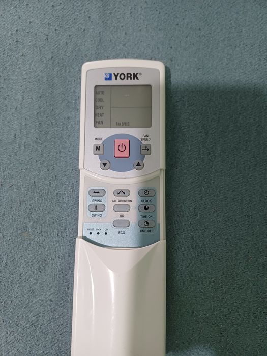 Telecomanda aer conditionat YORK. Testata