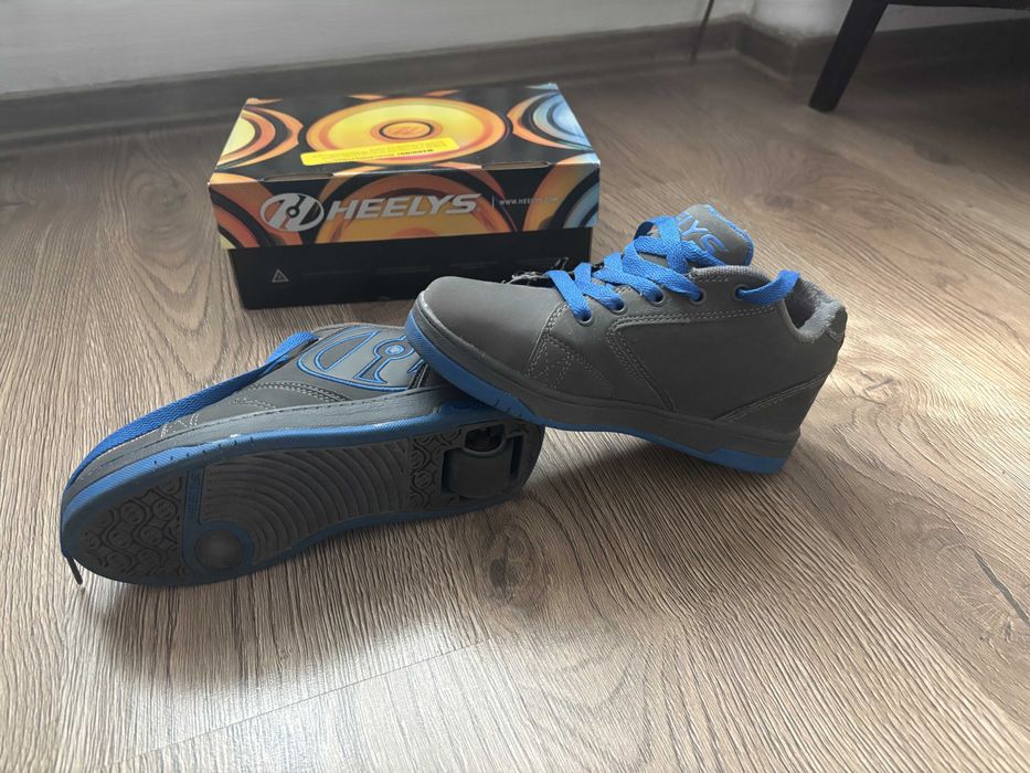 Heelys Gri/ albastru, marimea 35