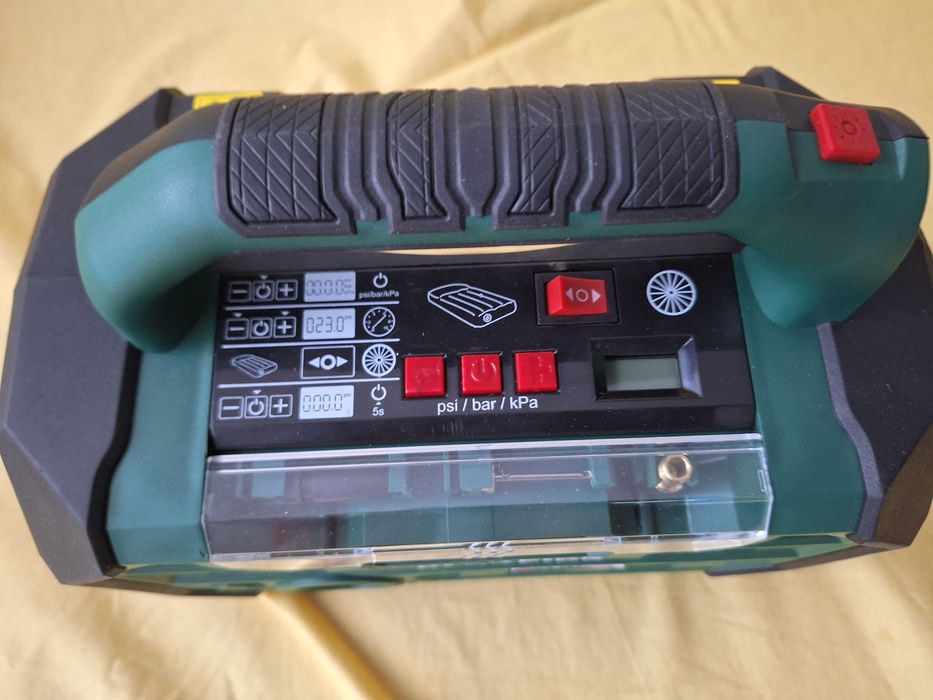 Pompa de aer cu acumulator - Compresor auto 20 V Parkside, 3 in 1