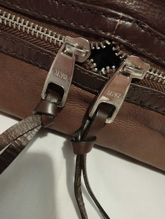 MNG ЕСТЕСТВЕНА КОЖА голяма дамска чанта