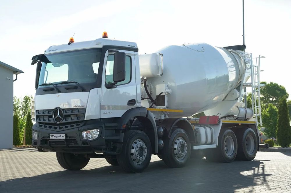 Mercedes-Benz AROCS 3240 / 9M3 BETONIERĂ / 8x4 / BETONIERĂ / AUTOMATĂ / CAMERĂ / https://youtu.be/iW7uP7kecbM?si=_gUpCX_me-JbNLEa