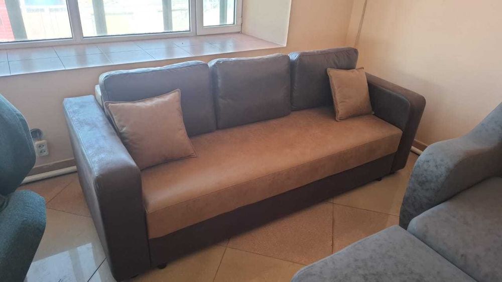 Продам новый диван,ткань под кожу