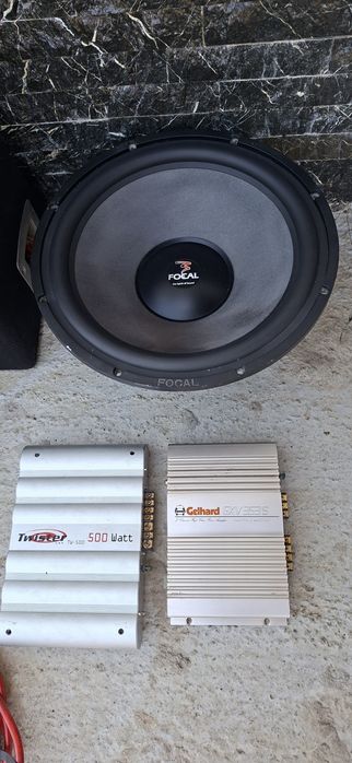 Amplificator statie audio auto, difuzor subwoofer
Se vand cu proba
Nu fac schimb
Import Olanda 
Pretul este cu titlul informativ