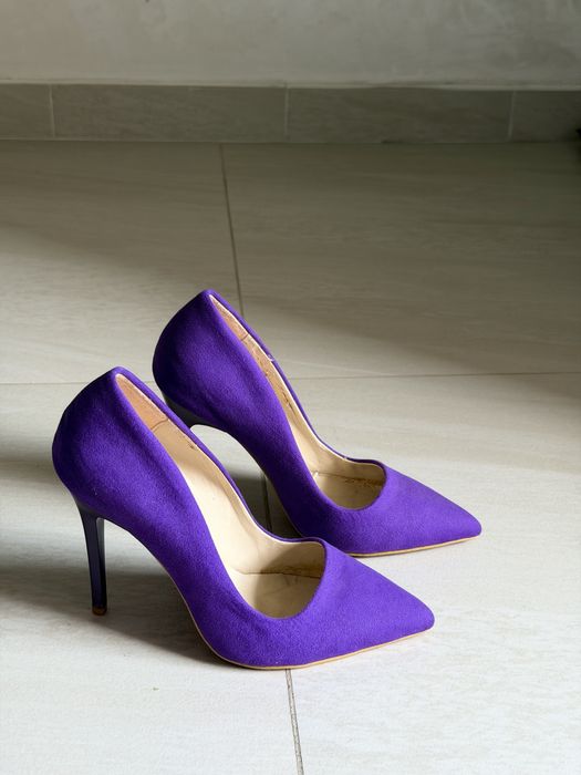 Pantofi stiletto mov