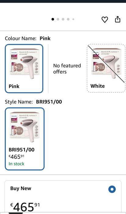 Philips Lumea IPL Hair Removal 9900 4 capete, Skin AI, 2025, Sigilat, transport inclus