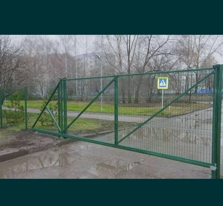 Ворота Калитка Сетка 3 д