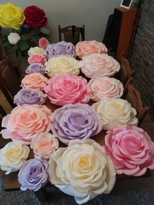 Цветя от хартия/картон