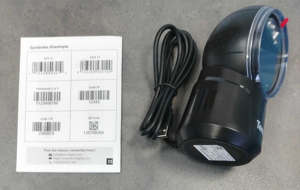 Tera 9000 - Scaner coduri de bare 1D, 2D, QR [#10457#]