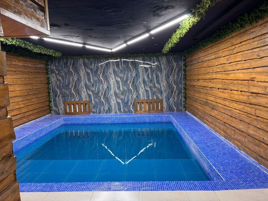 Сауна с бассейном