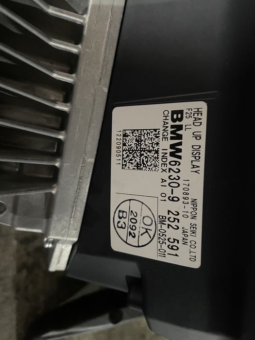 Километраж/ хед ъп БМВ Х3, Ф25 (head up bmw f25)