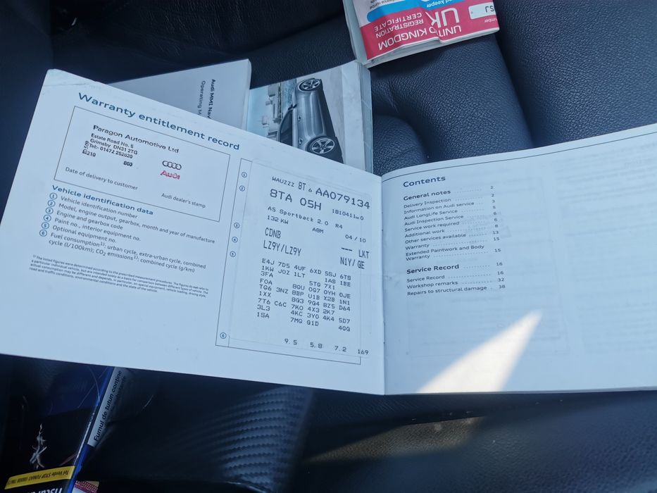 capota audi a5 impecabila