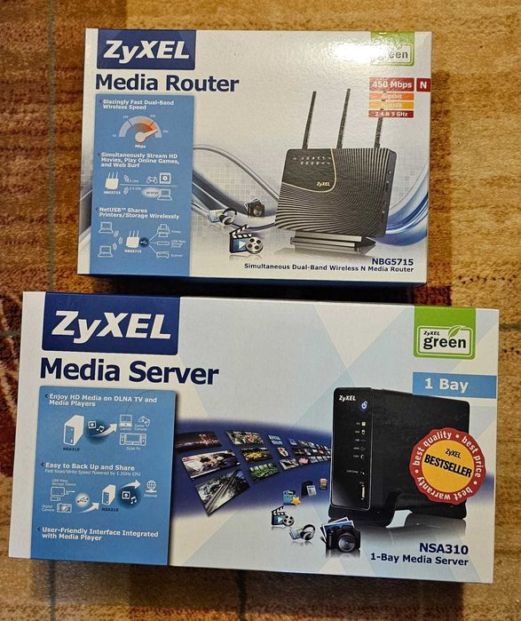 Vand Router si NAS (Server Media) ZyXEL