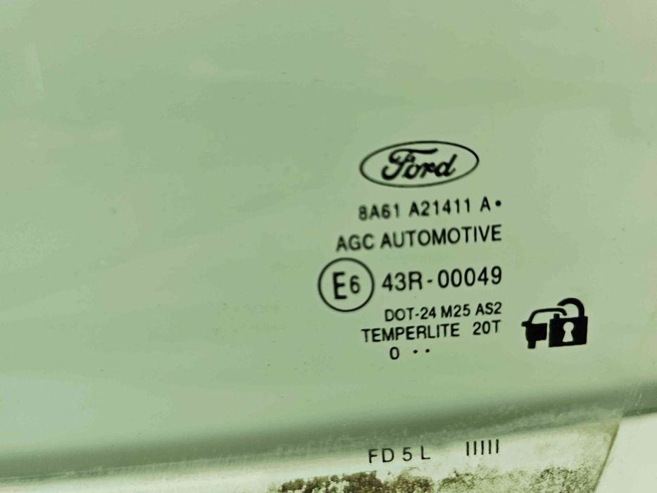 Geam usa stanga fata Ford Fiesta 6 [Fabr 2008-2019] OEM